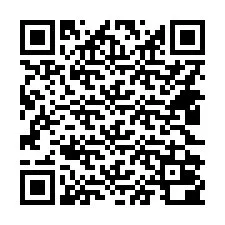 QR-code voor telefoonnummer +14422000024