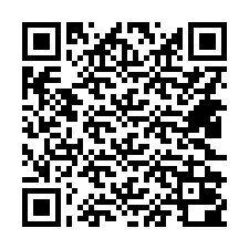 QR-code voor telefoonnummer +14422000037