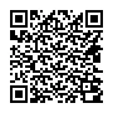 QR Code สำหรับหมายเลขโทรศัพท์ +14422000044