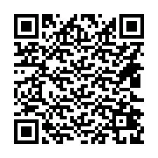 QR kód a telefonszámhoz +14422429141