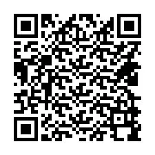Codice QR per il numero di telefono +14429998269