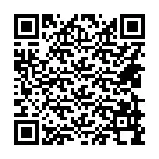 QR Code สำหรับหมายเลขโทรศัพท์ +14429998717