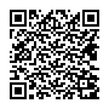 QR-code voor telefoonnummer +14432001122