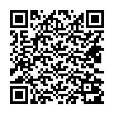 QR-koodi puhelinnumerolle +14432001136