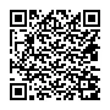 Código QR para número de teléfono +14432001144