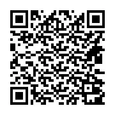 Kode QR untuk nomor Telepon +14432001255