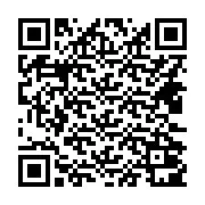 QR код за телефонен номер +14432001262