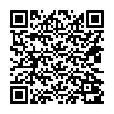 Código QR para número de teléfono +14432001290