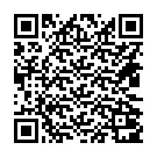 Código QR para número de telefone +14432001291