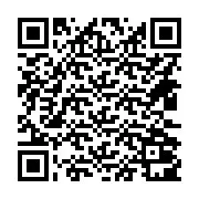 QR-koodi puhelinnumerolle +14432001361