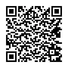 QR-code voor telefoonnummer +14432001596