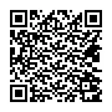 QR Code สำหรับหมายเลขโทรศัพท์ +14432001733