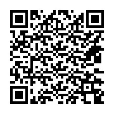 QR-koodi puhelinnumerolle +14432348105