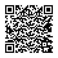 Código QR para número de teléfono +14432381786