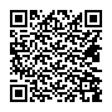 Kode QR untuk nomor Telepon +14432589393