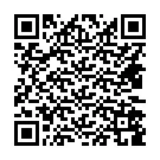 QR Code สำหรับหมายเลขโทรศัพท์ +14432589886