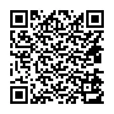 QR-code voor telefoonnummer +14434513804