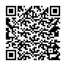 QR-код для номера телефона +14434513844