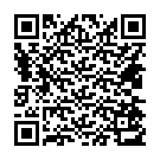 Código QR para número de telefone +14434513933