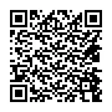 Kode QR untuk nomor Telepon +14434848649