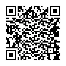 Kode QR untuk nomor Telepon +14434984076