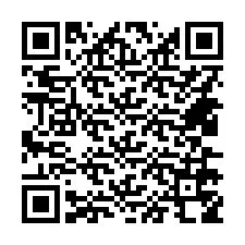 Kode QR untuk nomor Telepon +14436758877