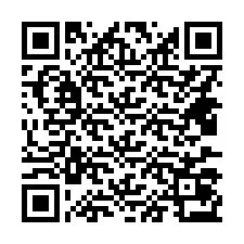 Codice QR per il numero di telefono +14437073112