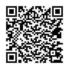 Código QR para número de telefone +14437073143