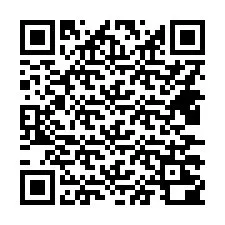 QR код за телефонен номер +14437200292