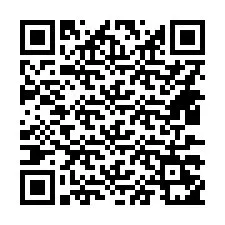 Código QR para número de teléfono +14437251455