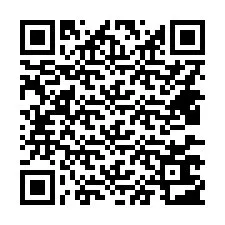 QR-код для номера телефона +14437603306