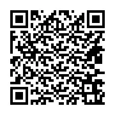 QR код за телефонен номер +14437661535