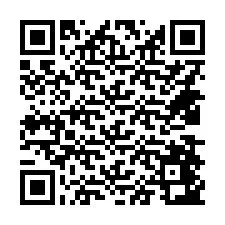 Kode QR untuk nomor Telepon +14438443789