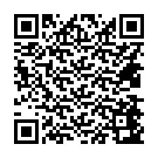 Código QR para número de telefone +14438443983