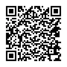 Codice QR per il numero di telefono +14438634868