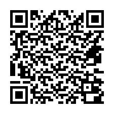 QR код за телефонен номер +14472000003