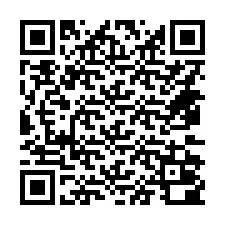 QR-код для номера телефона +14472000009