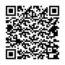 Código QR para número de telefone +14472000012