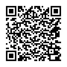 Código QR para número de teléfono +14472000014