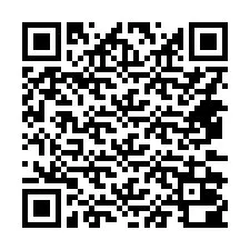 Código QR para número de teléfono +14472000016