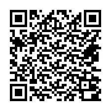 QR Code pour le numéro de téléphone +14472000037