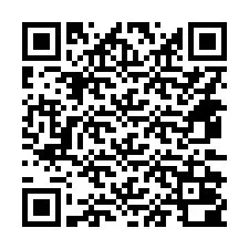 QR-код для номера телефона +14472000040