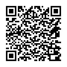 QR код за телефонен номер +14472000041