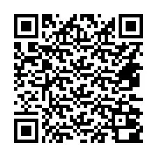 QR Code pour le numéro de téléphone +14472000043