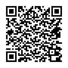 QR-code voor telefoonnummer +14472000046