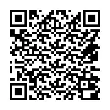 Código QR para número de teléfono +14472000049