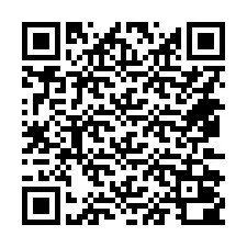 Código QR para número de teléfono +14472000059