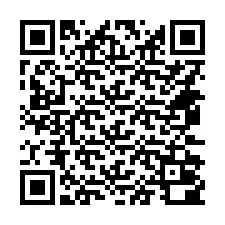 Código QR para número de telefone +14472000064