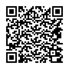 Código QR para número de teléfono +14472000072