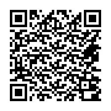 Codice QR per il numero di telefono +14472000077